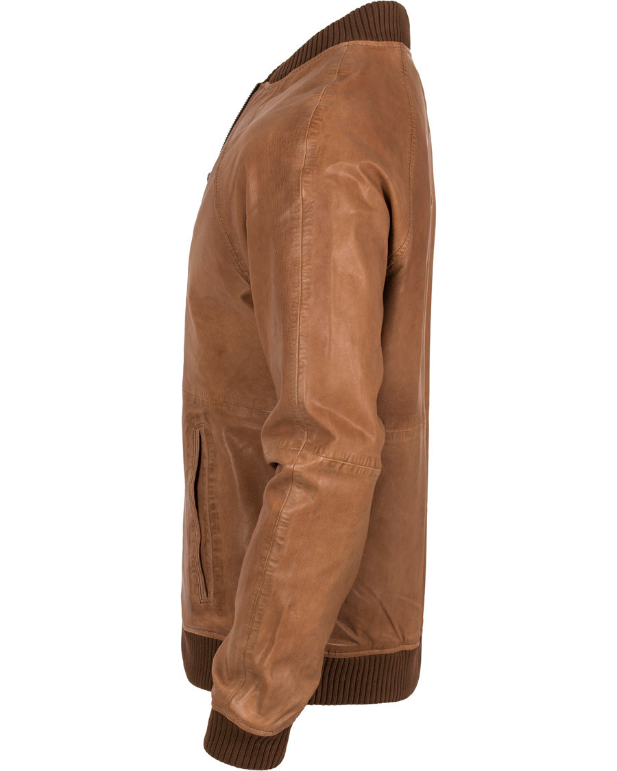 Herre | Jakker | Lexington | Eddie Leather Jacket Brown