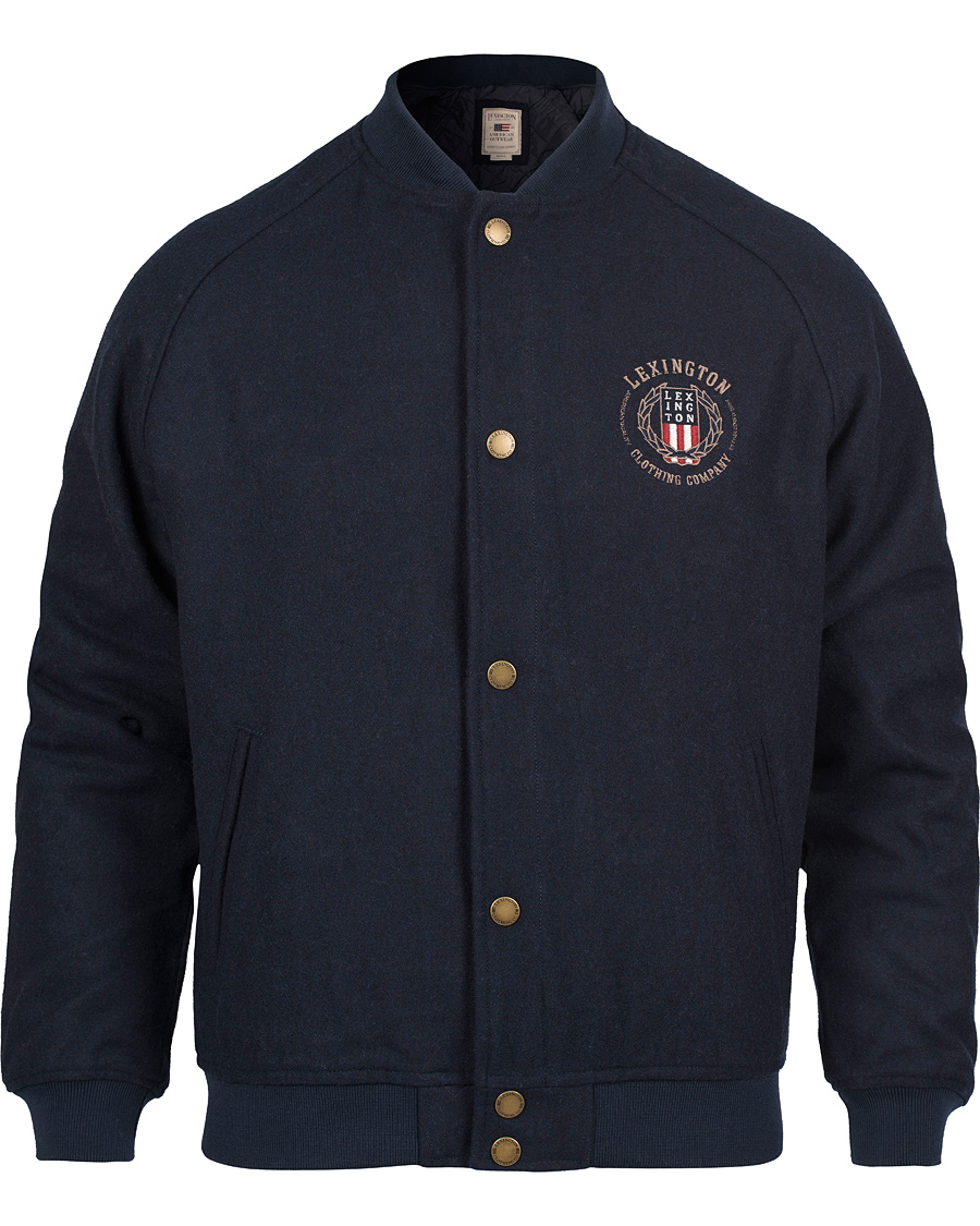 Herre | Jakker | Lexington | Quincy Baseball Jacket Deepest Blue