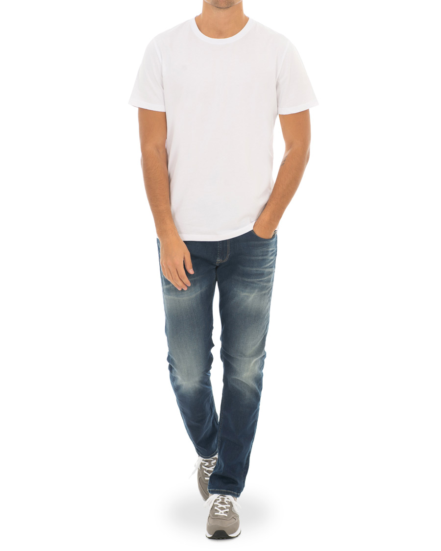 Herre | T-Shirts | NN07 | Pima Plain Tee 3208 White