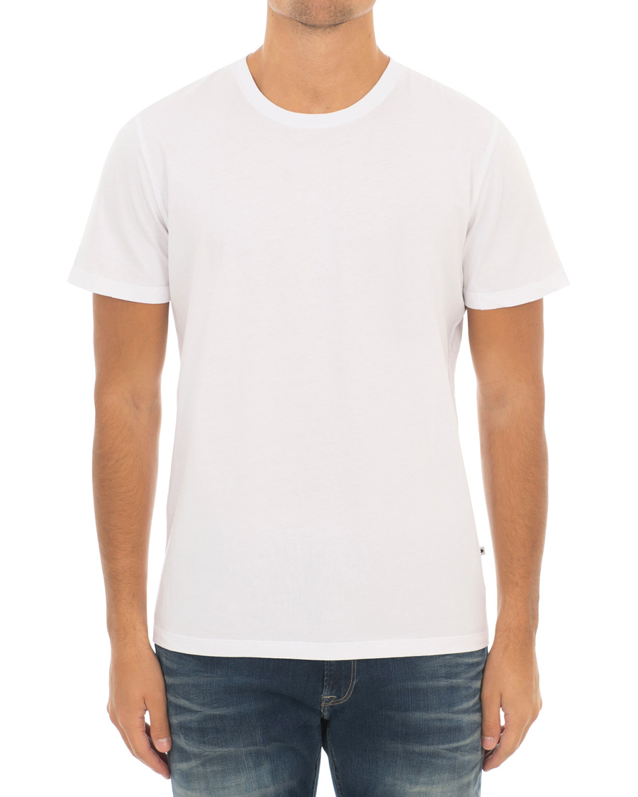 Herre | T-Shirts | NN07 | Pima Plain Tee 3208 White