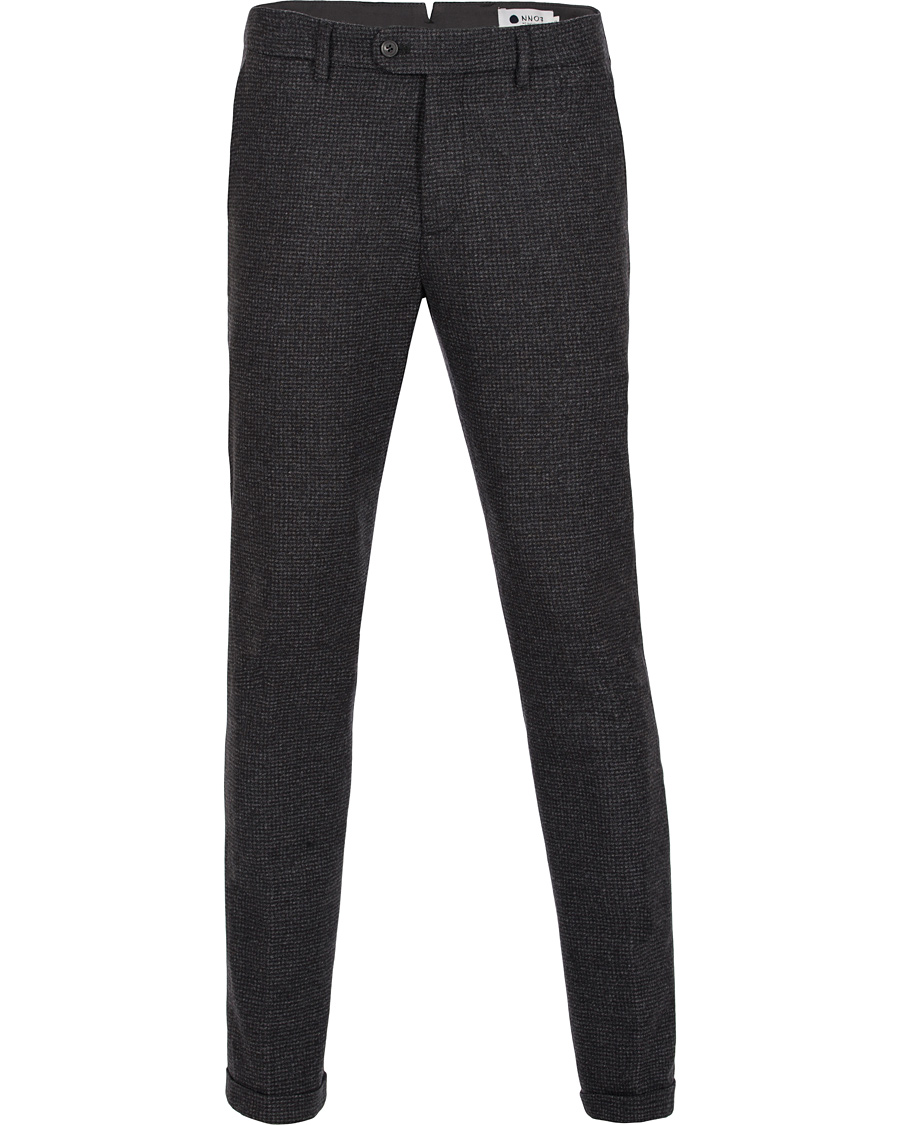 Herre | Bukser | NN07 | Soho Pant Micro Check Dark Grey