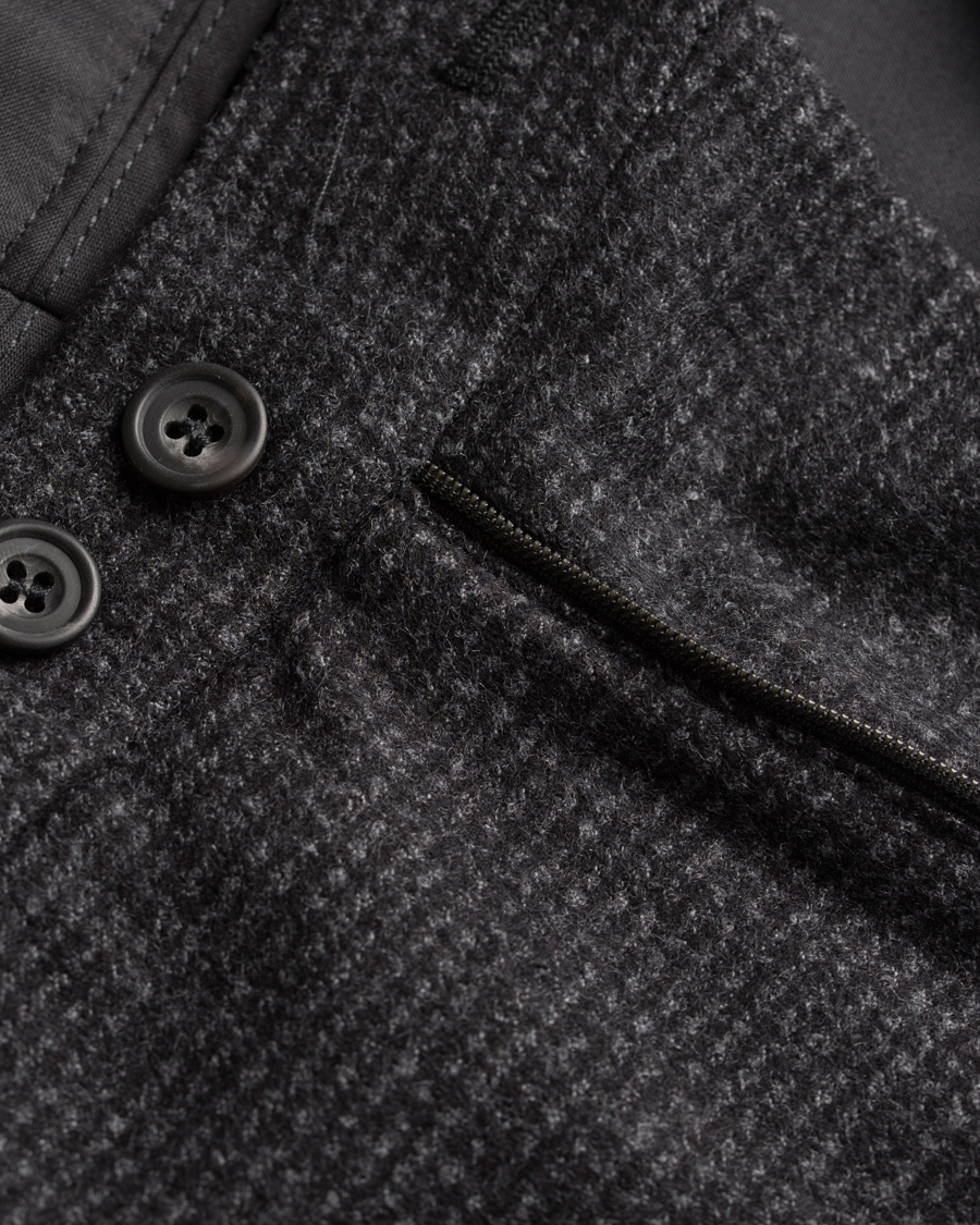 Herre | Bukser | NN07 | Soho Pant Micro Check Dark Grey