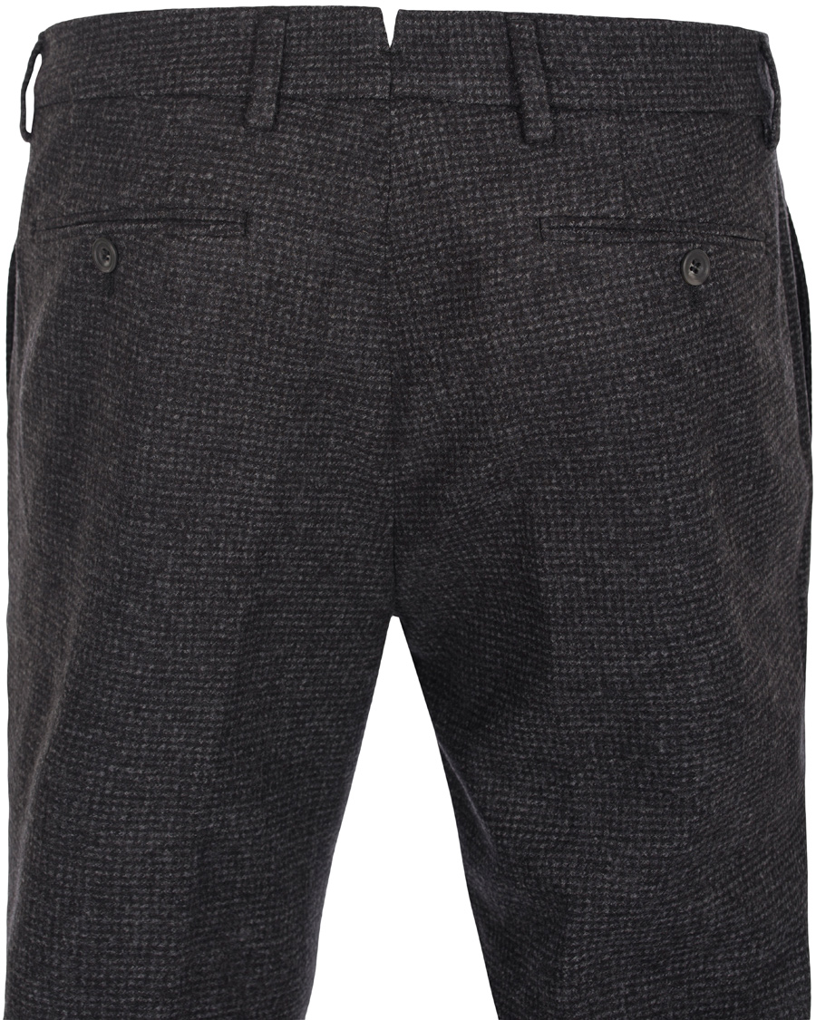 Herre | Bukser | NN07 | Soho Pant Micro Check Dark Grey