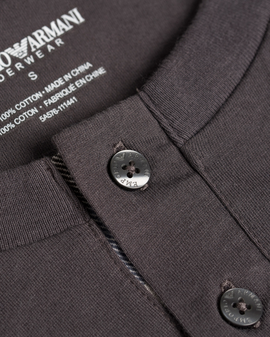 Herre | Undertøy | Emporio Armani | Flannel Pyjama Set Asphalt Grey/Check