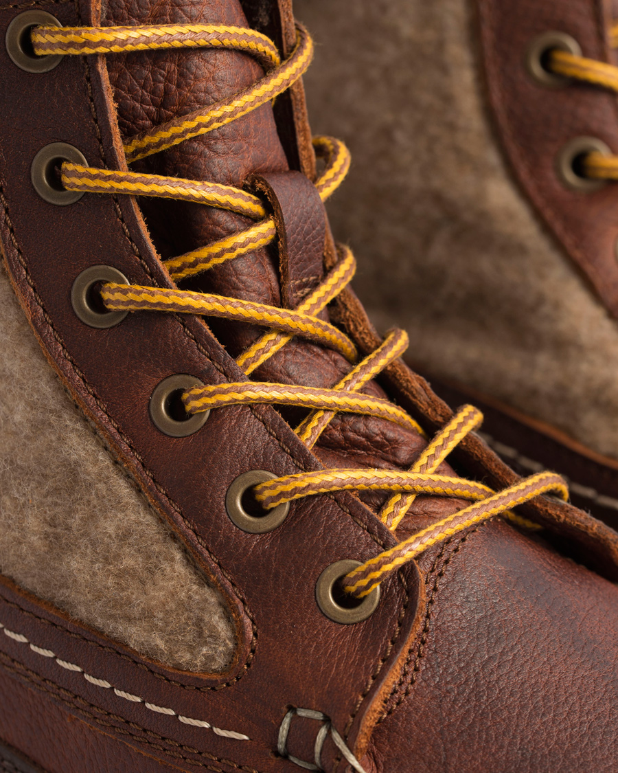 Herre | GANT Huck Boot Calf Textile Cognac | GANT | Huck Boot Calf Textile Cognac