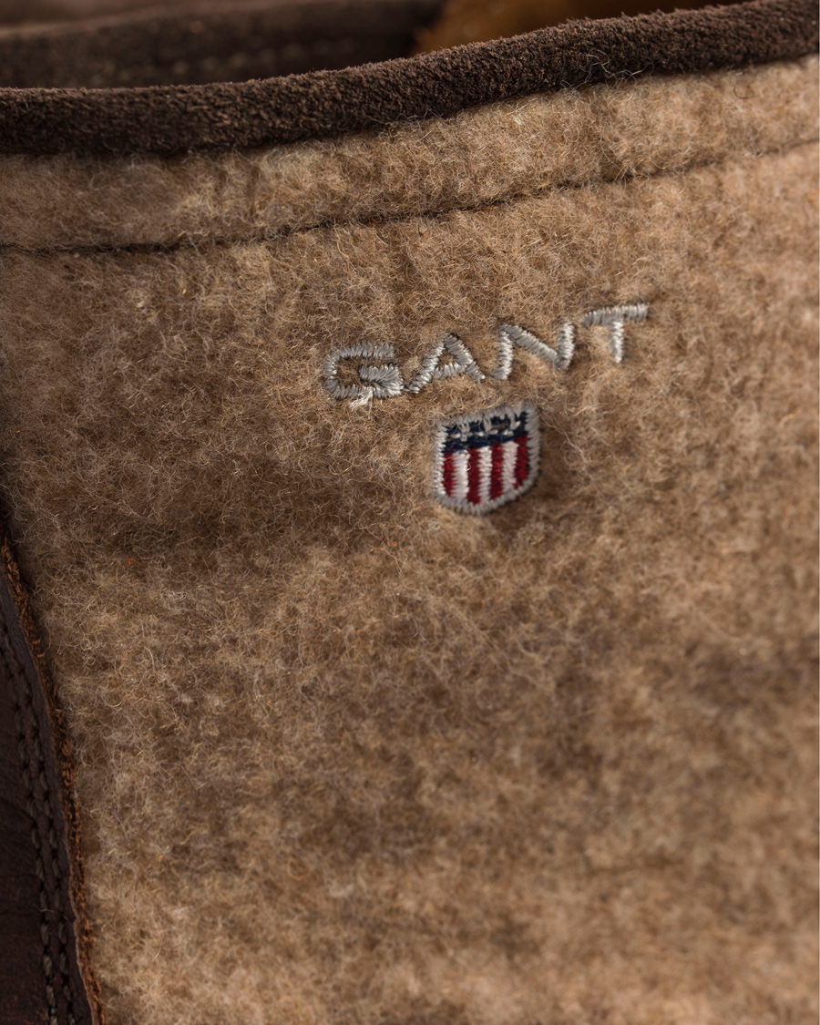 Herre | GANT Huck Boot Calf Textile Cognac | GANT | Huck Boot Calf Textile Cognac