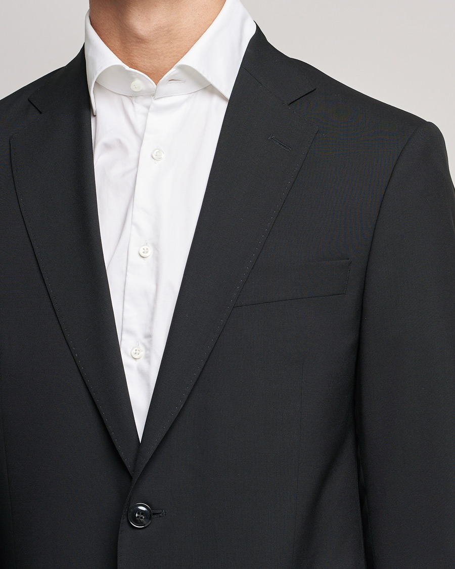 Herre | Dressjakker | Oscar Jacobson | Edmund Blazer Super 120´s Wool Black