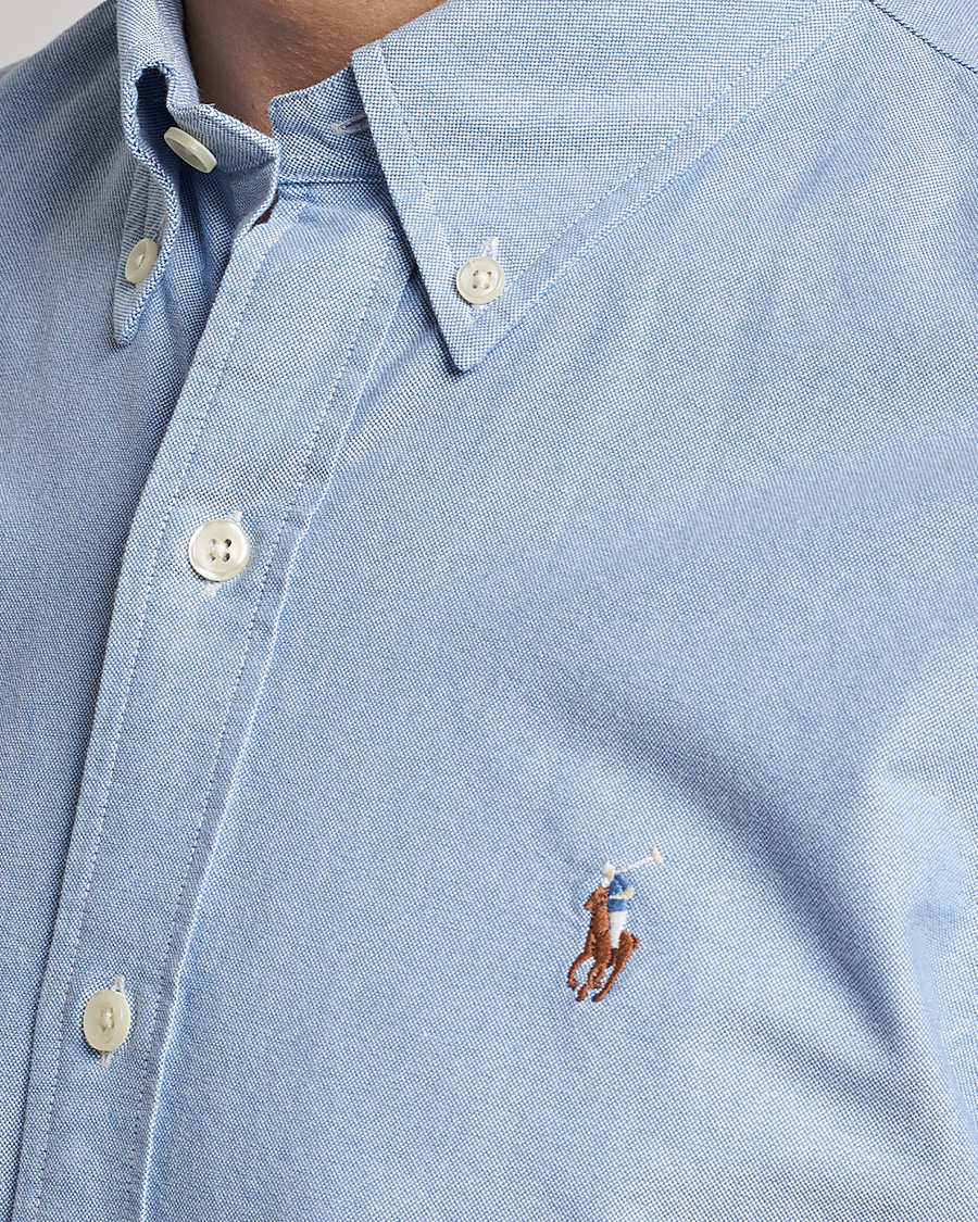 Herre | Skjorter | Polo Ralph Lauren | Custom Fit Oxford Shirt Blue