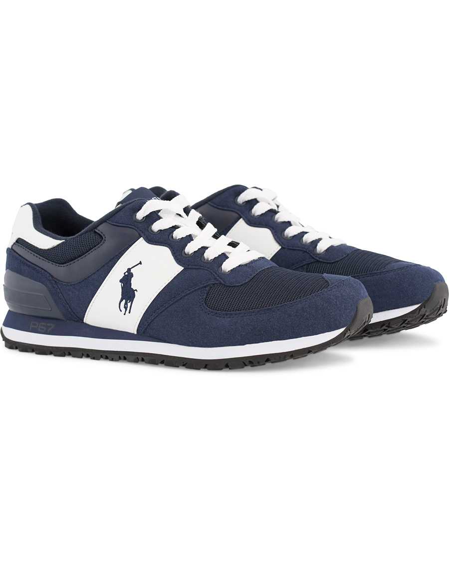 Herre | Polo Sport Ralph Lauren Slaton Pony Running Sneaker Navy/White | Polo Sport Ralph Lauren | Slaton Pony Running Sneaker Navy/White