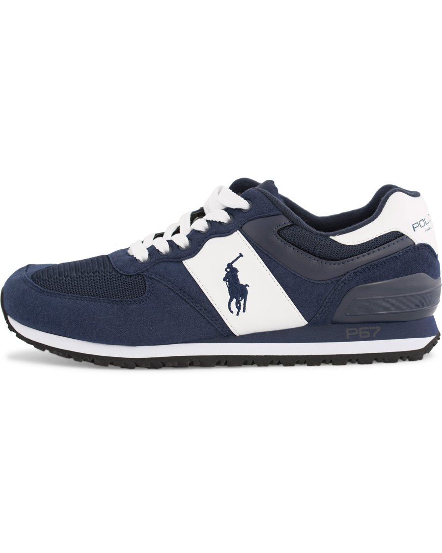 Herre | Polo Sport Ralph Lauren Slaton Pony Running Sneaker Navy/White | Polo Sport Ralph Lauren | Slaton Pony Running Sneaker Navy/White