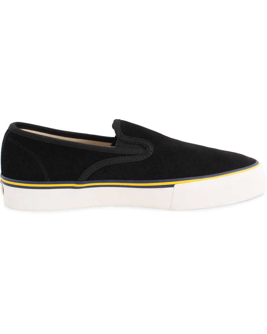 Herre | Polo Ralph Lauren Mytton Slip On Sneaker Black Suede | Polo Ralph Lauren | Mytton Slip On Sneaker Black Suede