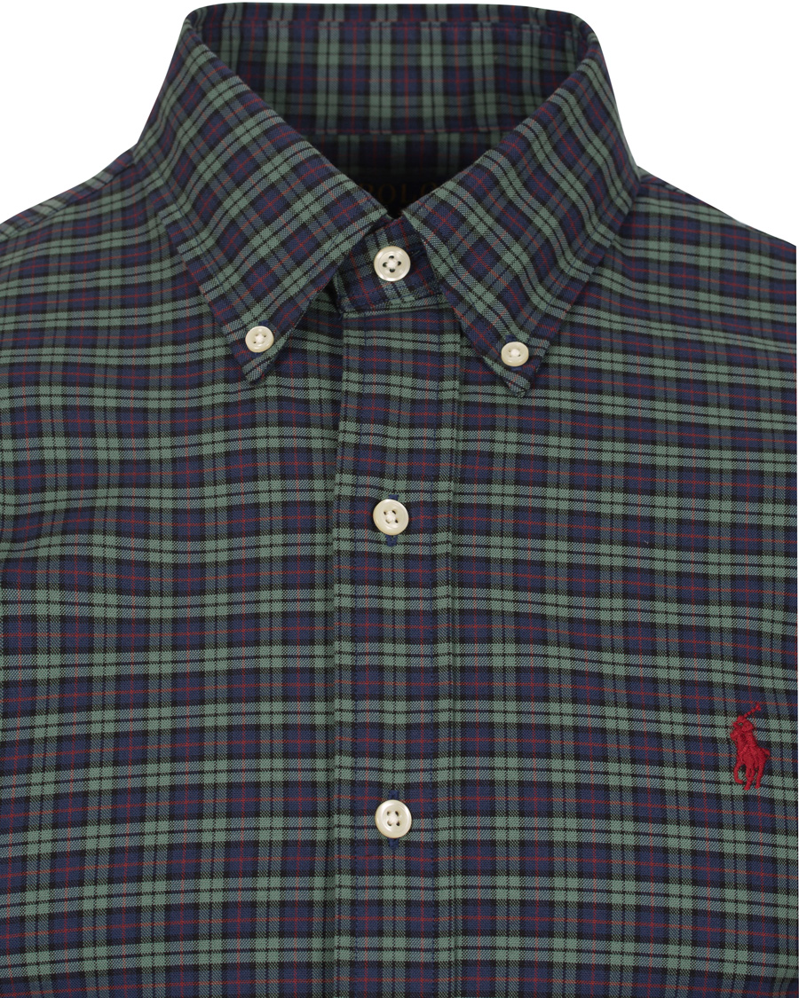 Herre | Skjorter | Polo Ralph Lauren | Slim Fit Stretch Oxford Shirt Artichoke/Plum