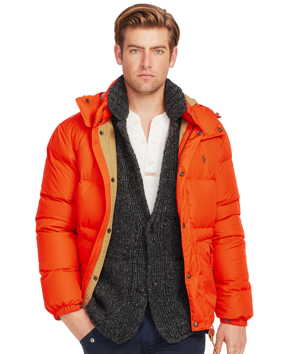 Herre | Jakker | Polo Ralph Lauren | Elmwood Down Jacket Basecamp Orange