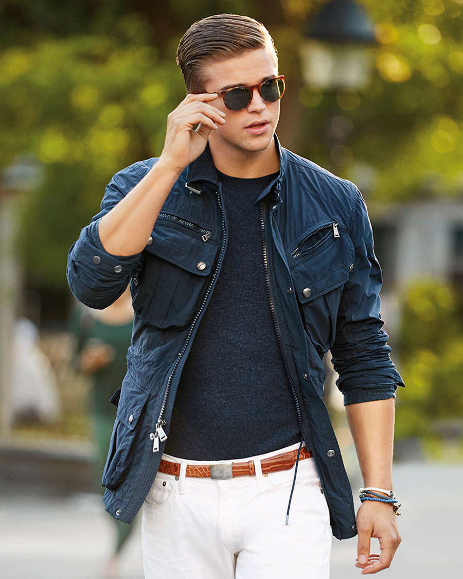 Herre | Jakker | Polo Ralph Lauren | Suspension 4-Pocket Jacket Collection Navy