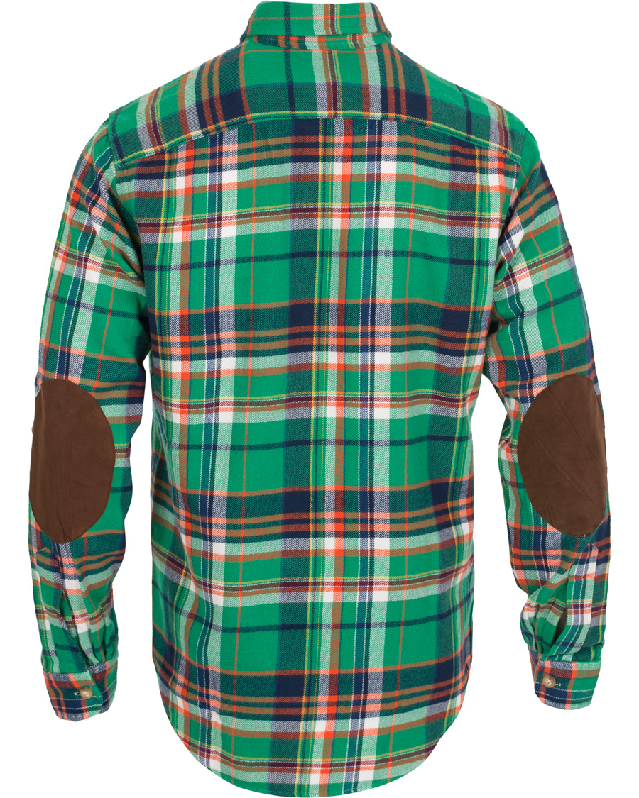 Herre | Skjorter | Polo Ralph Lauren | Matlock Core Fit Flannel Shirt Green/Navy