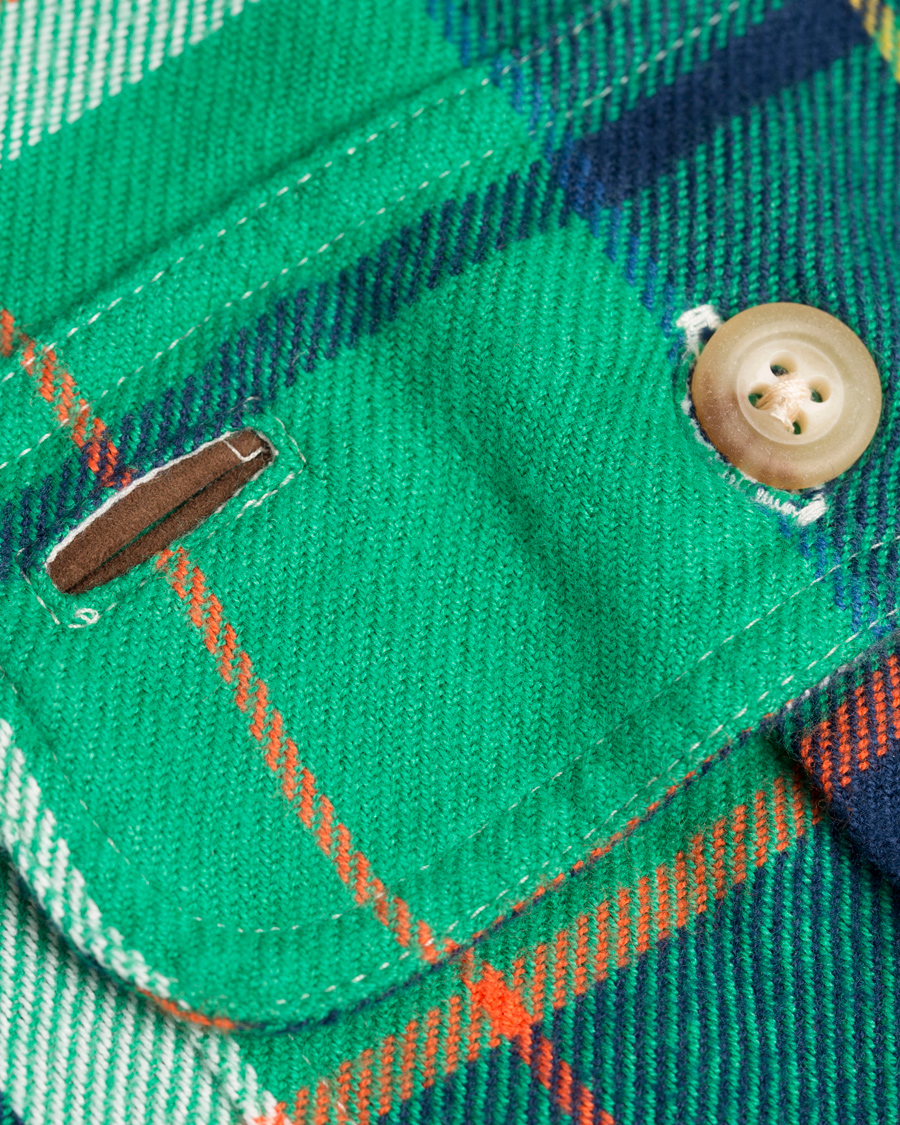 Herre | Skjorter | Polo Ralph Lauren | Matlock Core Fit Flannel Shirt Green/Navy