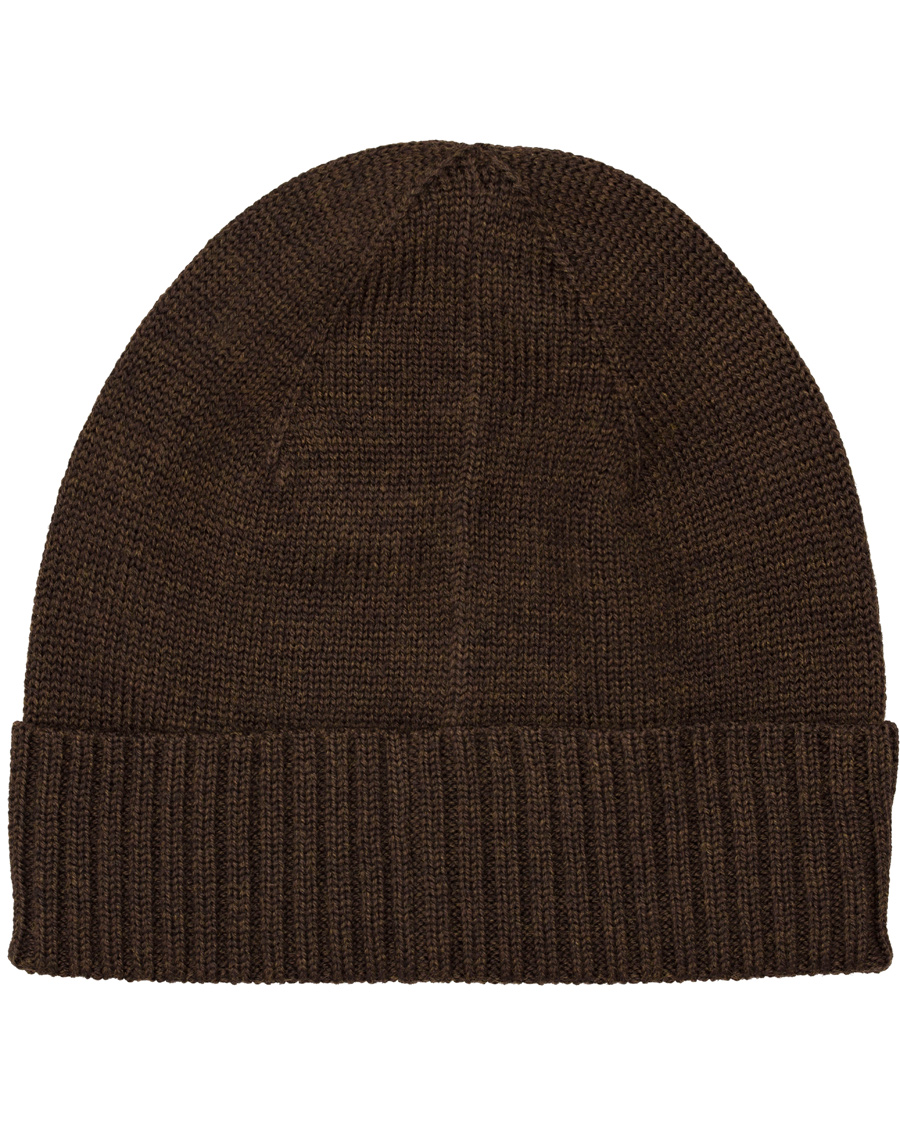 Herre | Polo Ralph Lauren Merino Cap Dark Brown Heather | Polo Ralph Lauren | Merino Cap Dark Brown Heather