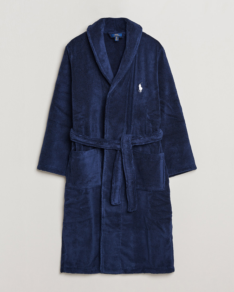 Herre | Pyjamaser og badekåper | Polo Ralph Lauren | Shawl Robe Navy