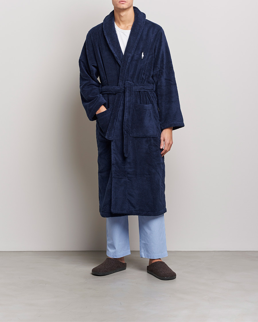 Herre | Pyjamaser og badekåper | Polo Ralph Lauren | Shawl Robe Navy