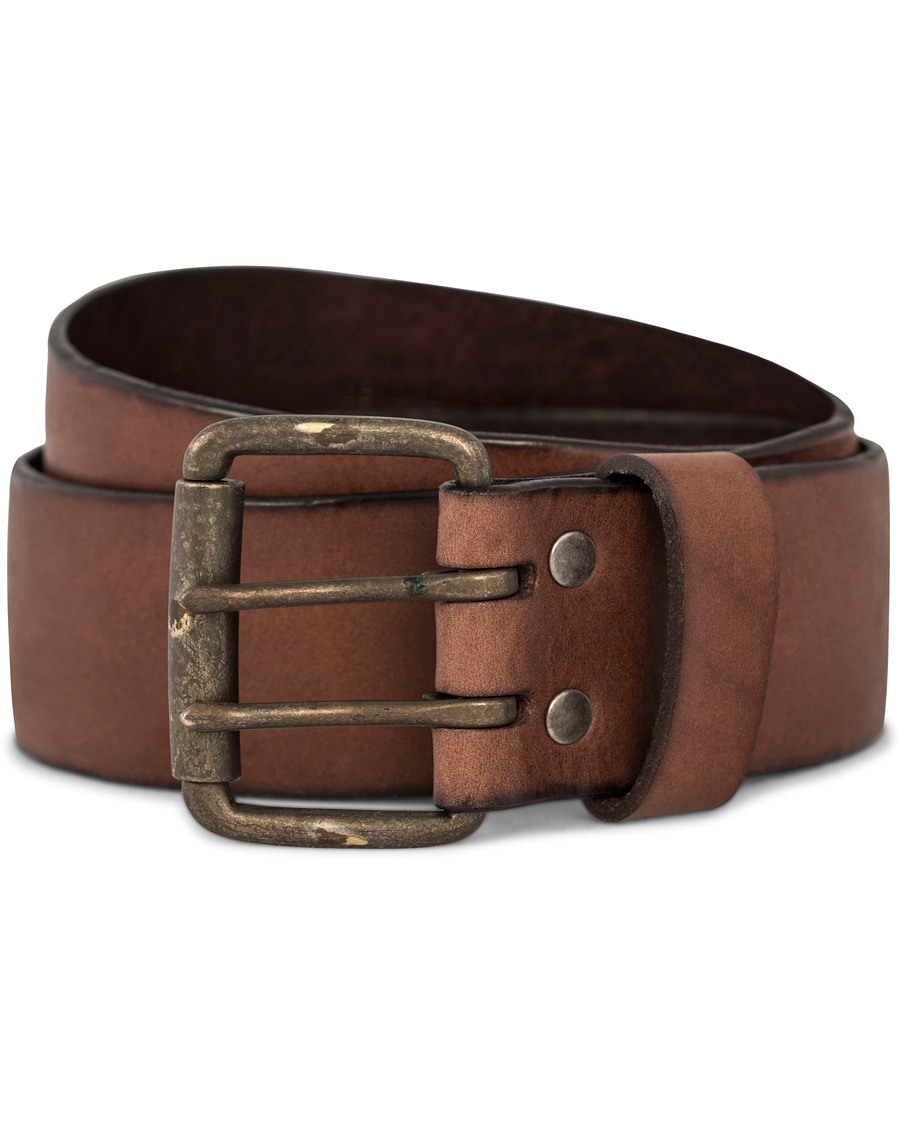 Herre | Denim & Supply Ralph Lauren Double Prong Belt Brown Leather | Denim & Supply Ralph Lauren | Double Prong Belt Brown Leather