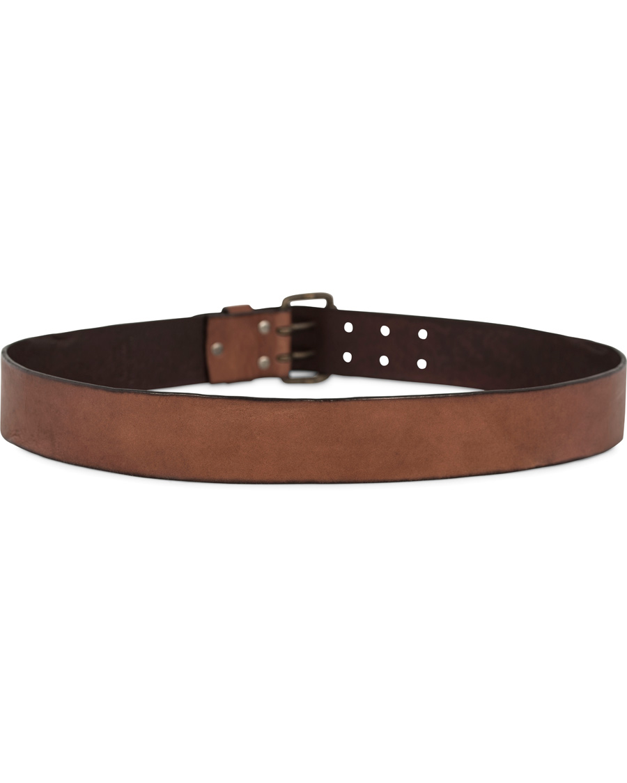 Herre | Denim & Supply Ralph Lauren Double Prong Belt Brown Leather | Denim & Supply Ralph Lauren | Double Prong Belt Brown Leather