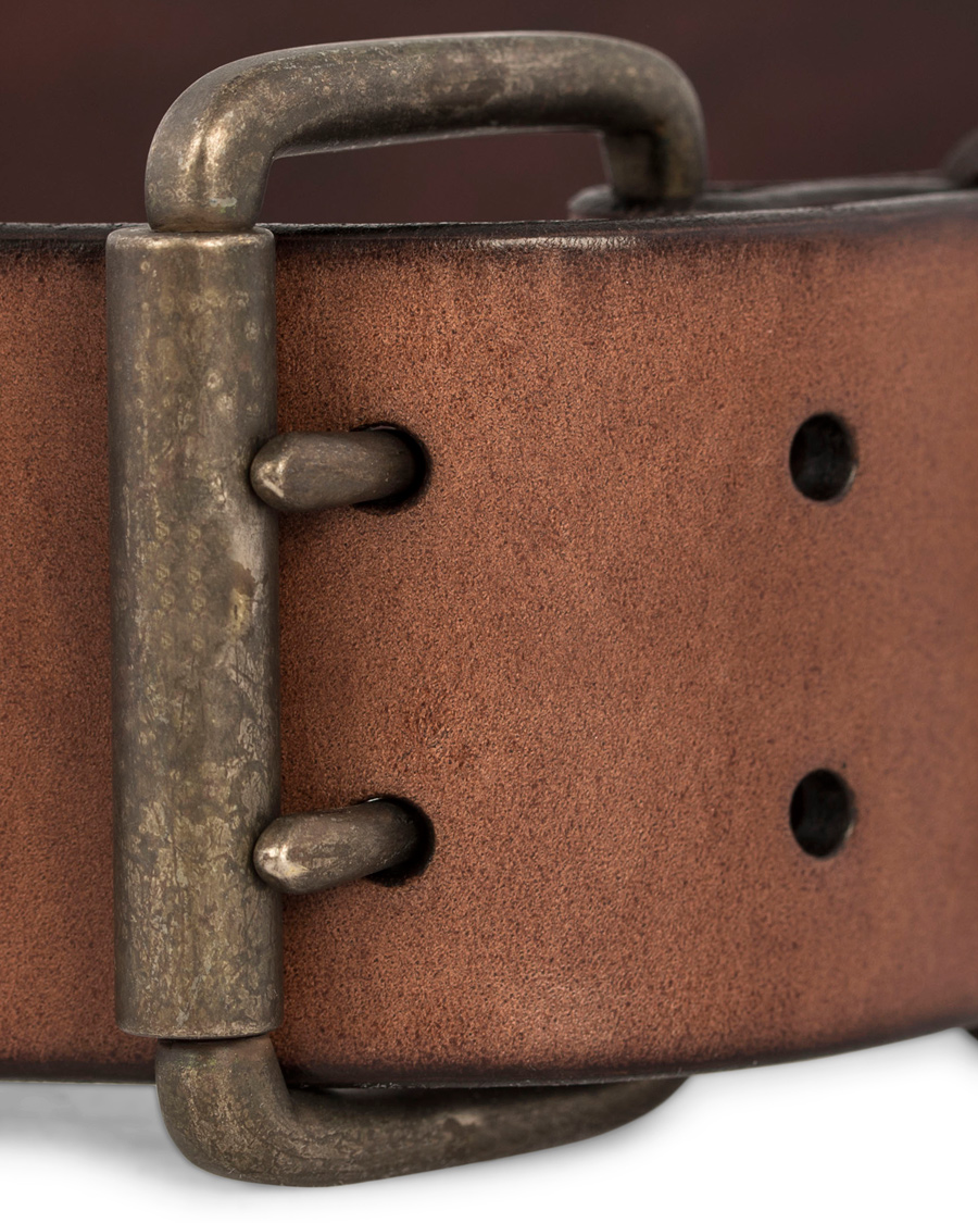 Herre | Denim & Supply Ralph Lauren Double Prong Belt Brown Leather | Denim & Supply Ralph Lauren | Double Prong Belt Brown Leather