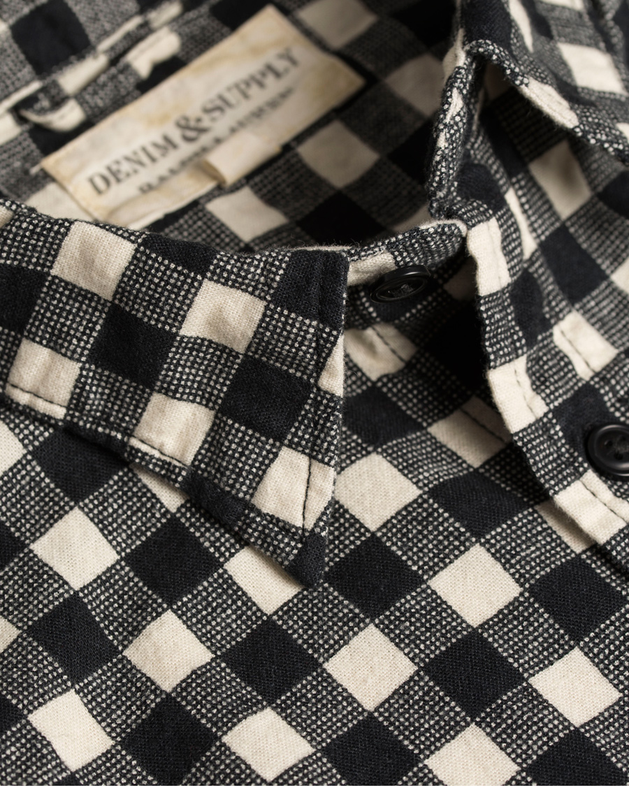 Herre | Skjorter | Denim & Supply Ralph Lauren | Check Shirt Black/White