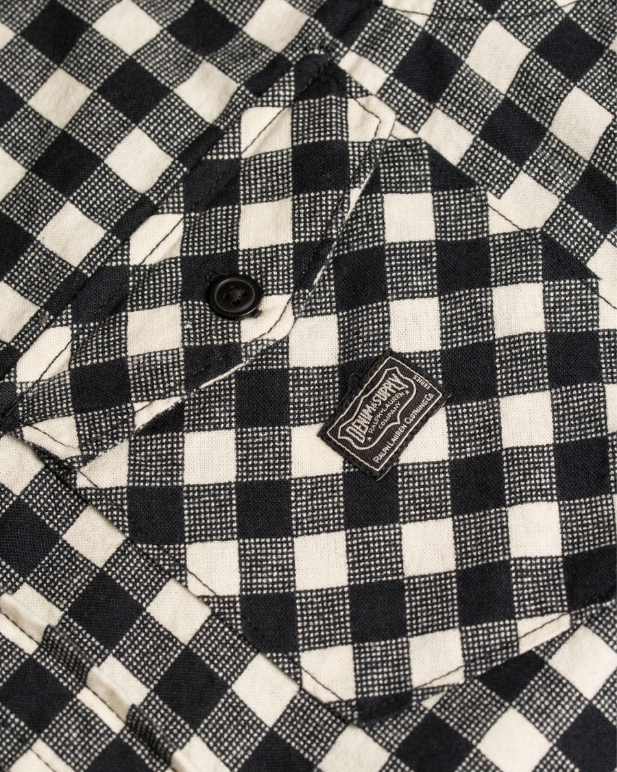 Herre | Skjorter | Denim & Supply Ralph Lauren | Check Shirt Black/White