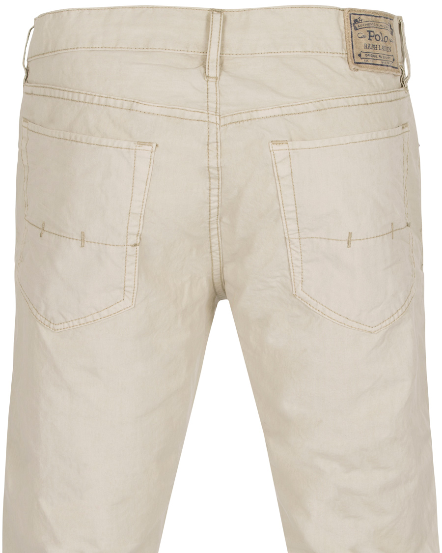 Herre | Bukser | Polo Ralph Lauren | Varick Slim 5-Pocket Pant Classic Stone