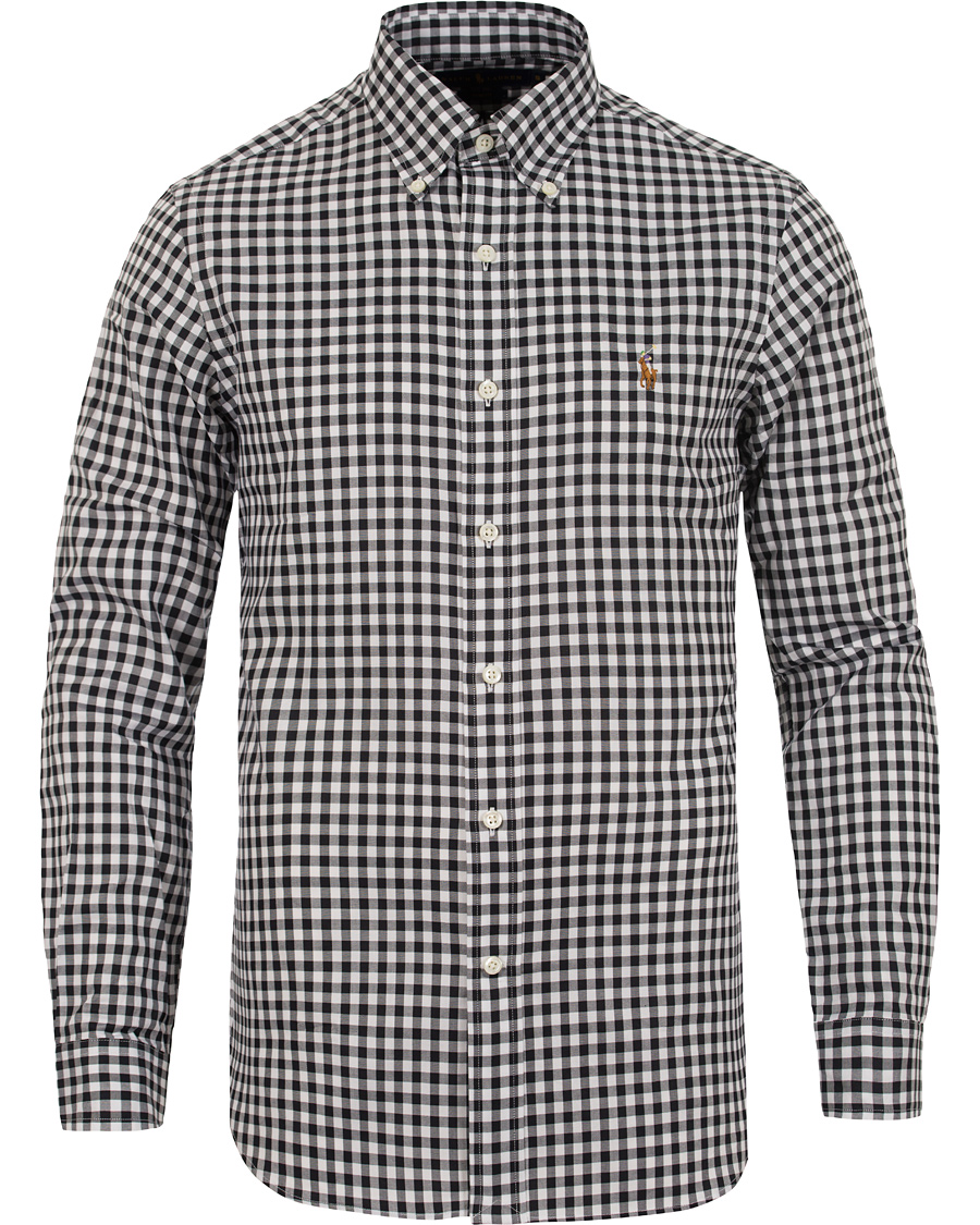 Herre | Skjorter | Polo Ralph Lauren | Slim Fit Gingham Shirt Black/White