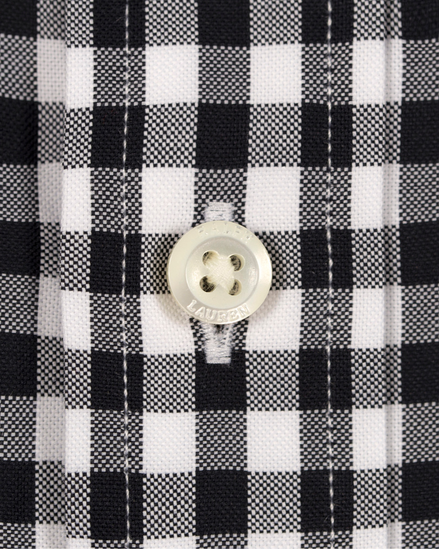 Herre | Skjorter | Polo Ralph Lauren | Slim Fit Gingham Shirt Black/White