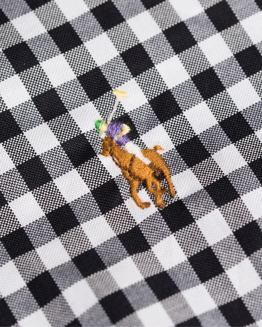 Herre | Skjorter | Polo Ralph Lauren | Slim Fit Gingham Shirt Black/White