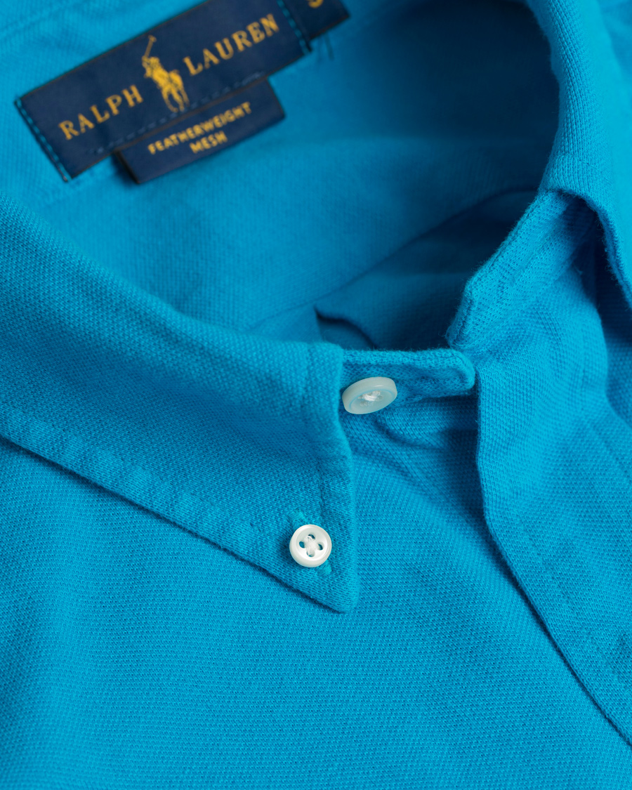 Herre | Skjorter | Polo Ralph Lauren | Featherweight Jersey Shirt Atomic Blue