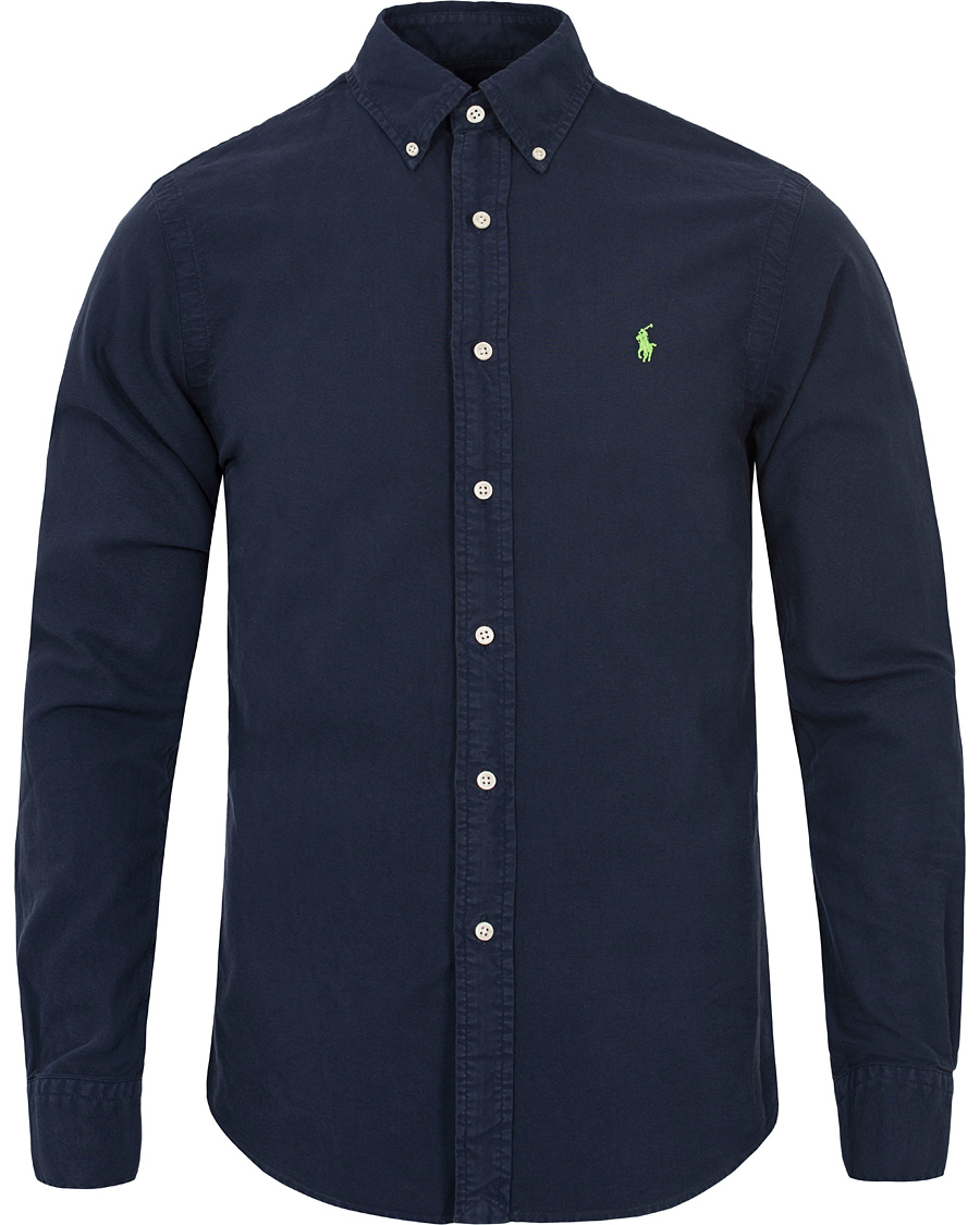 Herre | Skjorter | Polo Ralph Lauren | Slim Fit Oxford Shirt Newport Navy
