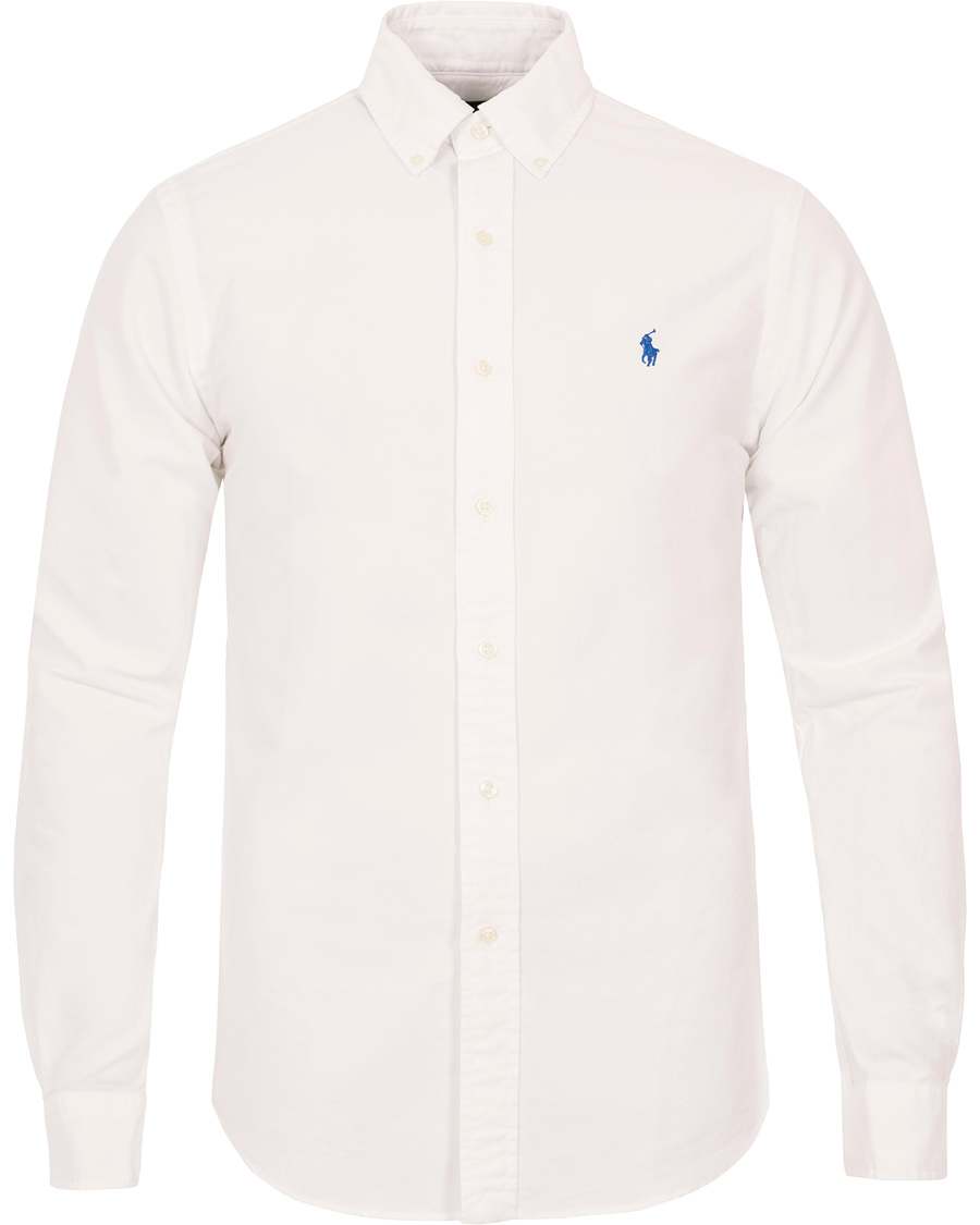 Herre | Skjorter | Polo Ralph Lauren | Core Fit Oxford Shirt White