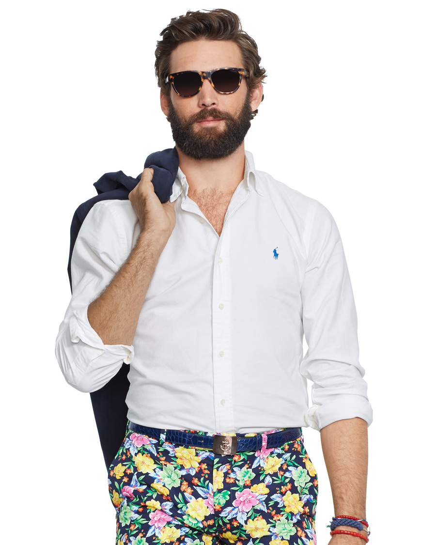 Herre | Skjorter | Polo Ralph Lauren | Core Fit Oxford Shirt White