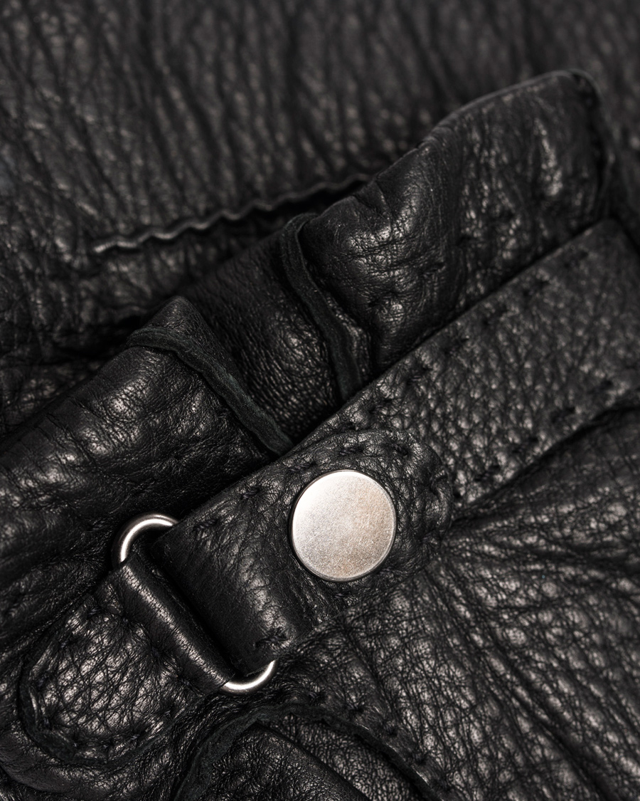Herre | Paul Smith Accessories Deerskin Glove Cashmere Lining Black | Paul Smith Accessories | Deerskin Glove Cashmere Lining Black