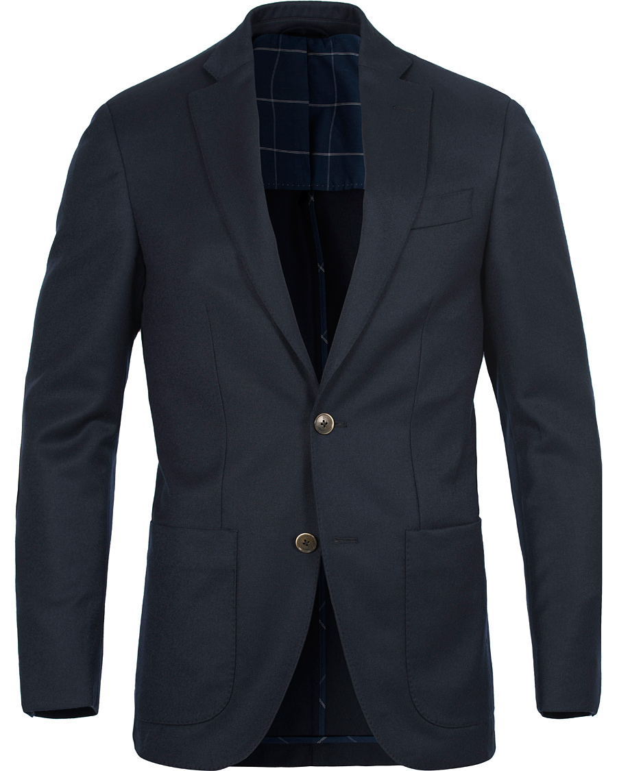 Herre | Dressjakker | Hackett | Flannel Blazer Navy