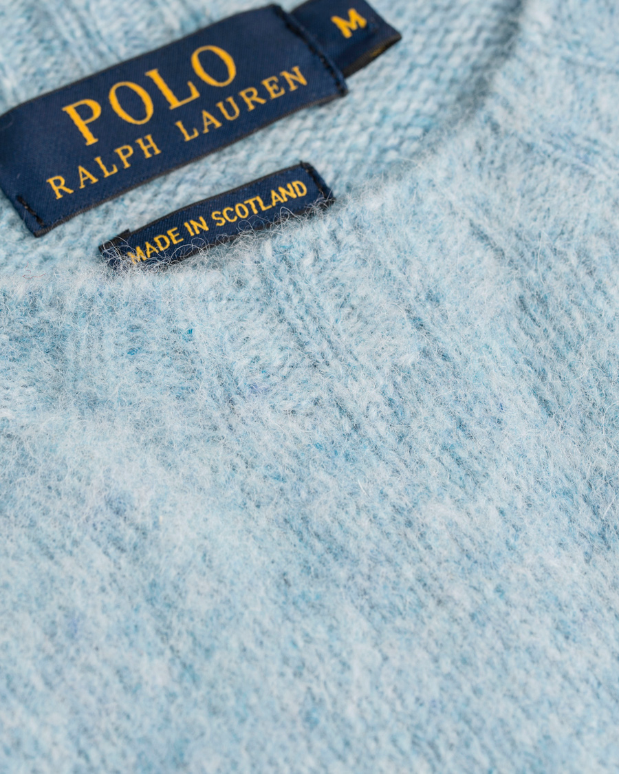 Herre | Gensere | Polo Ralph Lauren | Shaggy Crew Neck Sweater Court Blue Heather