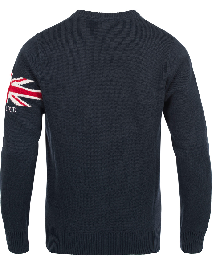 Herre | Gensere | Henri-Lloyd | Henri Lloyd Arley Regular Crew Neck Knit Sweater Navy