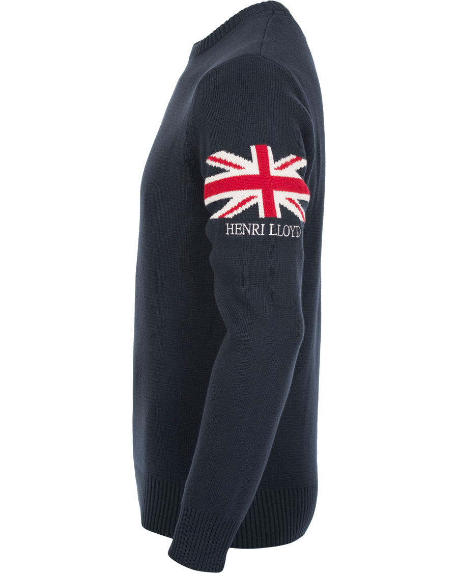 Herre | Gensere | Henri-Lloyd | Henri Lloyd Arley Regular Crew Neck Knit Sweater Navy
