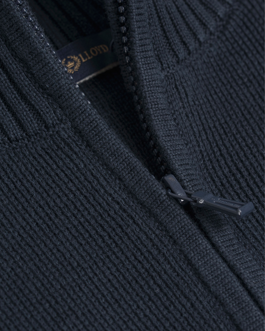 Herre | Gensere | Henri-Lloyd | Henri Lloyd Arley Regular Half Zip Knit Sweater Navy