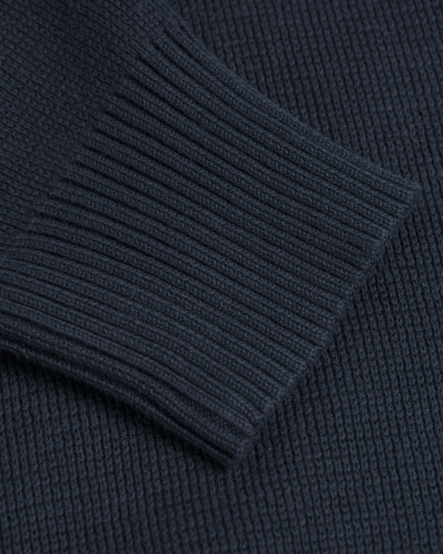 Herre | Gensere | Henri-Lloyd | Henri Lloyd Arley Regular Half Zip Knit Sweater Navy