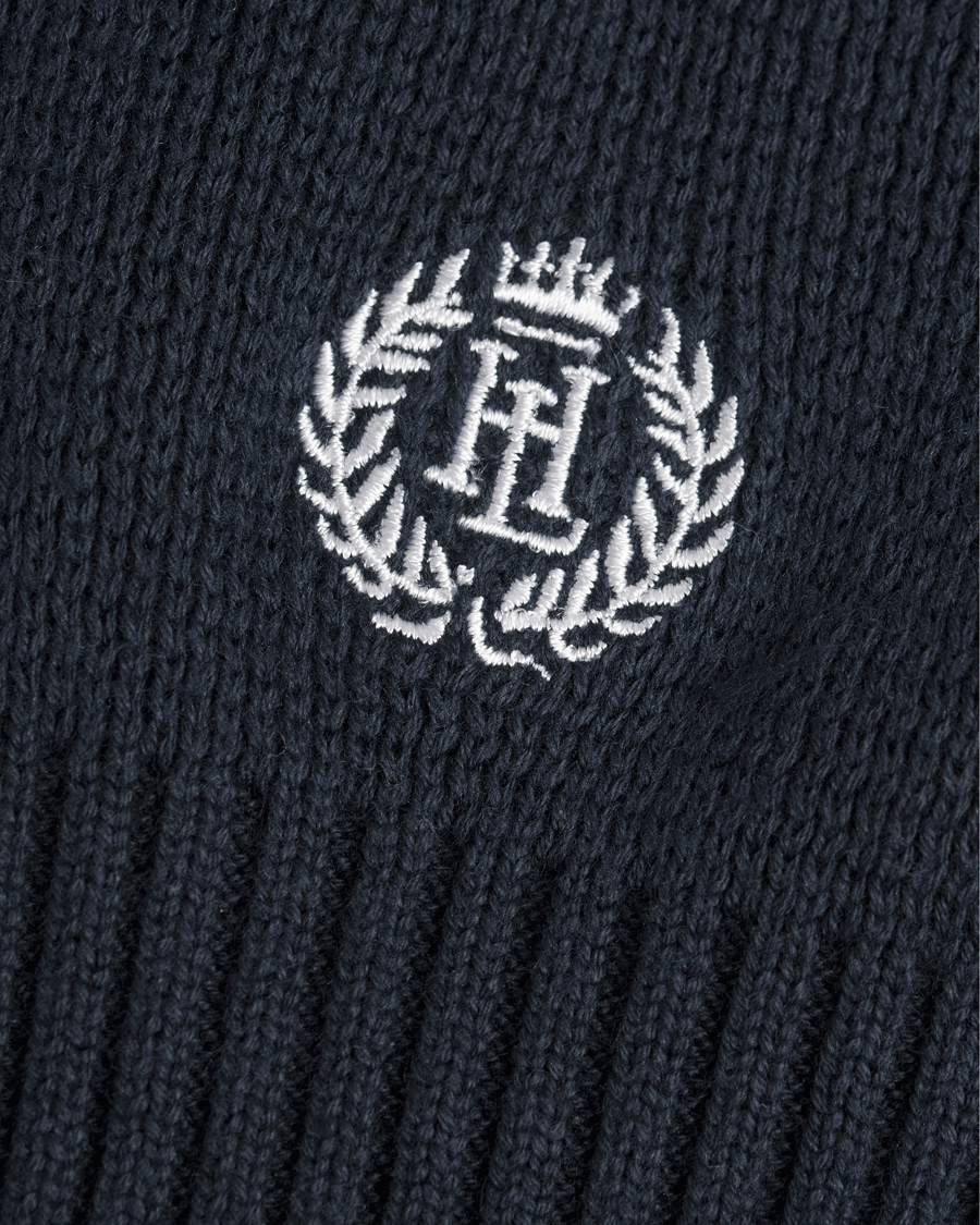 Herre | Gensere | Henri-Lloyd | Henri Lloyd Arley Regular Half Zip Knit Sweater Navy