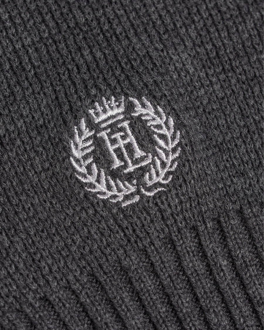 Herre | Gensere | Henri-Lloyd | Henri Lloyd Arley Regular Half Zip Knit Sweater Graphite