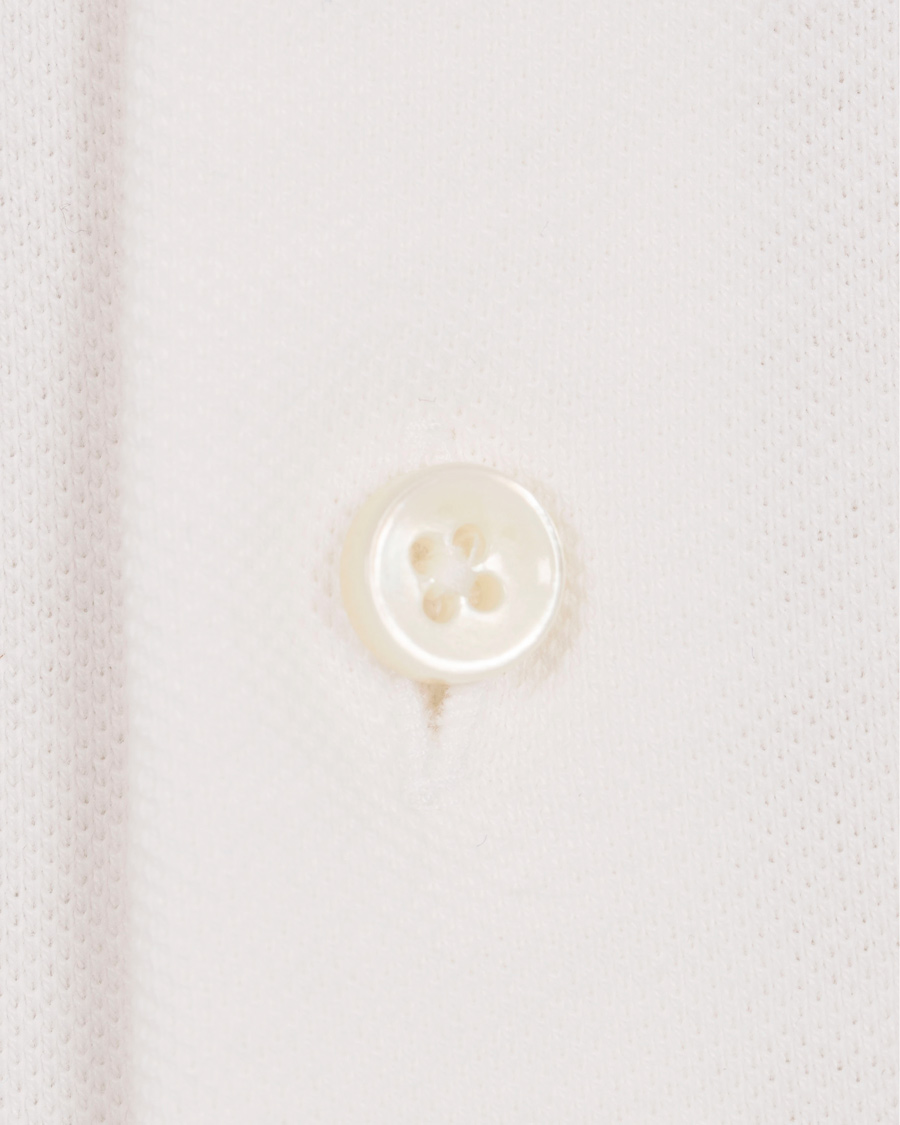 Herre | Skjorter | Stenströms | Pique Long Sleeve Shirt White