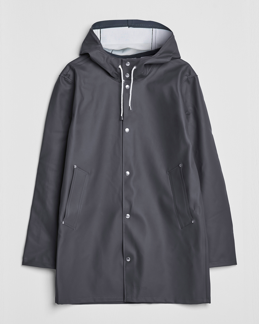 Herre | Jakker | Stutterheim | Stockholm Raincoat Charcoal