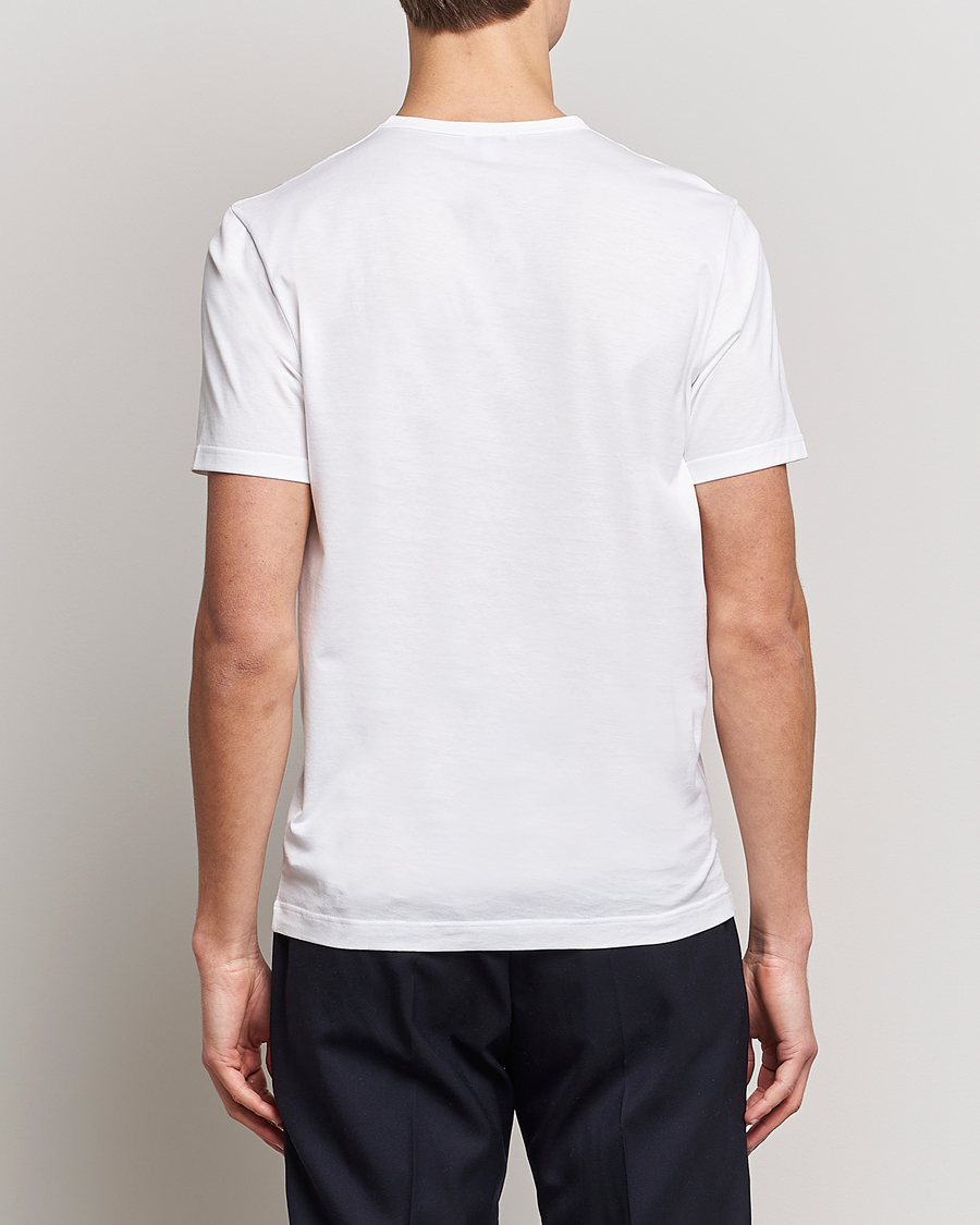 Herre | T-Shirts | Sunspel | Crew Neck Cotton Tee White