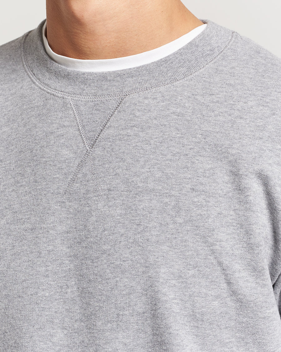 Herre | Gensere | Sunspel | Loopback Sweatshirt Grey Melange