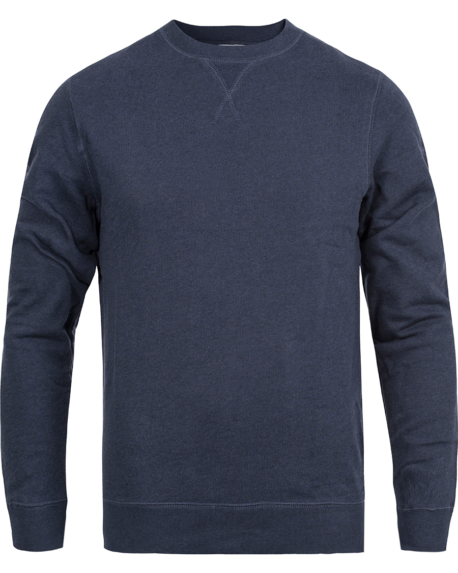 Herre | Gensere | Sunspel | Loopback Sweatshirt Navy Melange